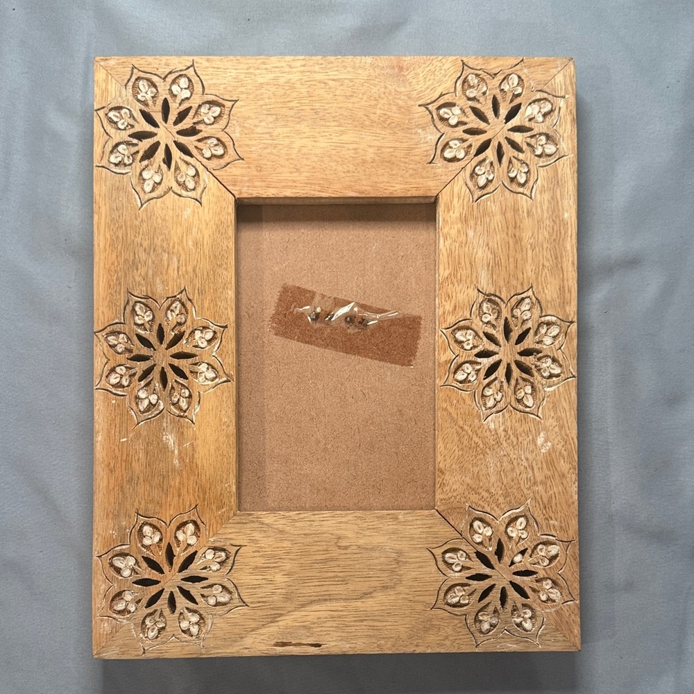 Wooden Photo Frame in Natural Brown